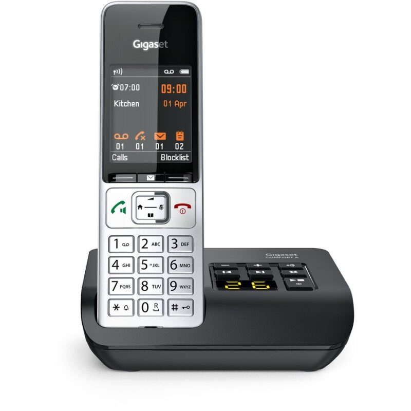 "GIGASET COMFORT 500A silber / schwarz 5.8 cm 2.2 Zoll TFT Farbdisplay Anrufbeantworter Freisprechen Telefonbuch Headset Anschluss" – Bild 19