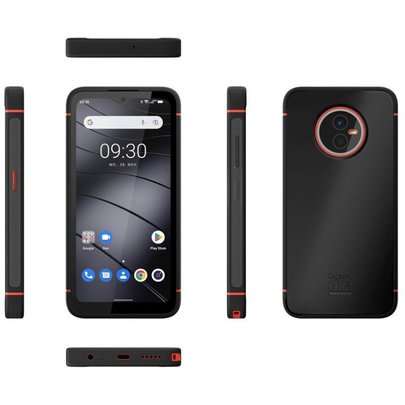 "GIGASET GX4 PRO Black Android 12 15.4 cm 6.1 Zoll HD+ Display 16 MP Frontkamera Wechselakku IP68 MIL-STD-810H Militrstandard NFC" – Bild 4