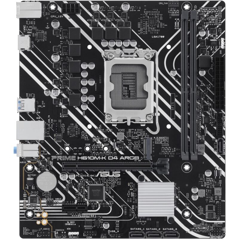 "MB ASUS PRIME H610M-K D4 ARGB (Intel.1700.DDR4.mATX)" – Bild 3