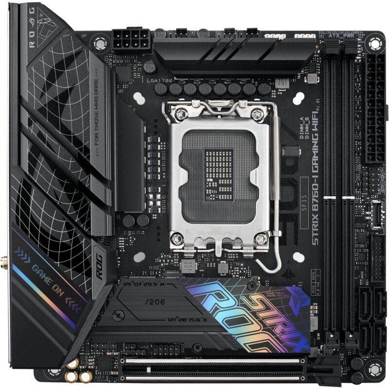 "ASUS MB B760-I GAMING S.1700 MITX USB3.2 Gen2.USB-C Gen1.Gigabit LAN"