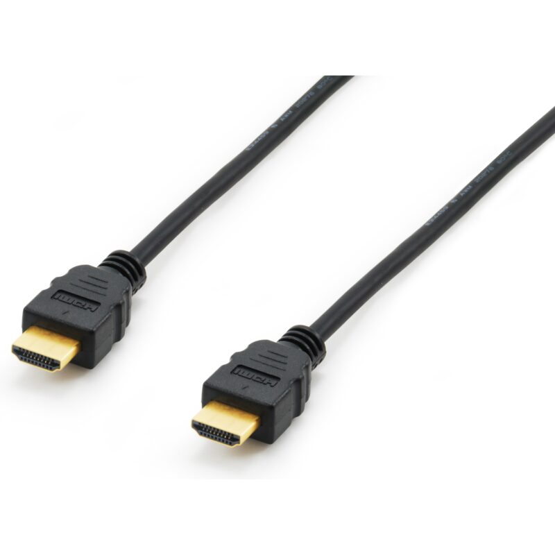 "Equip HDMI HS Ethernet 1.4 A-A St/St 1.8m 4K30Hz HDR sw Polybeutel"