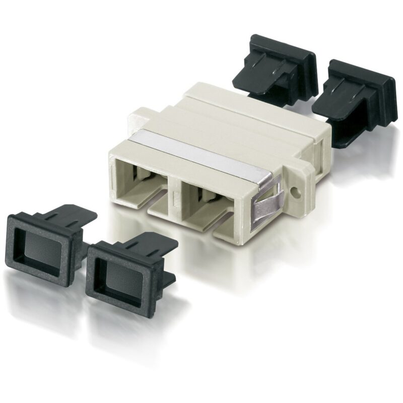 "Equip LWL Verbinder SC Multimode Simplex 12 Stk Metal"