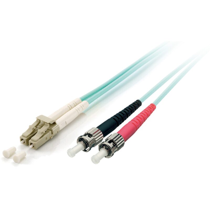 "Equip LWL Patchkabel LC->ST 15.00m Multimode Duplex OM3 turq Polybeutel"