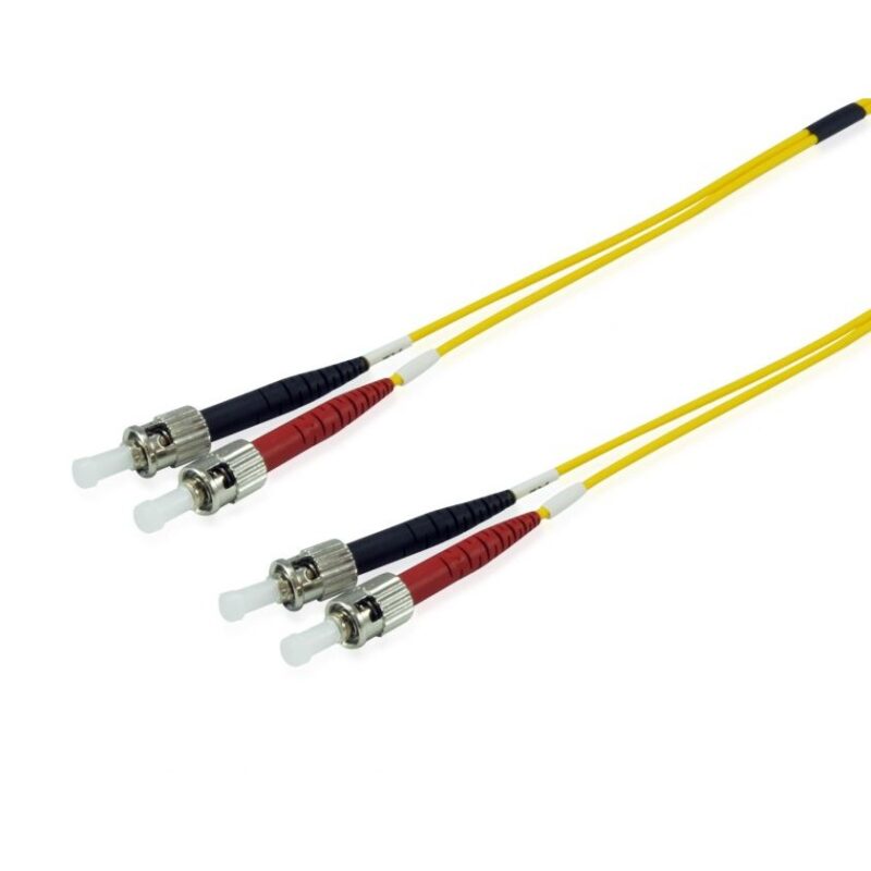 "Equip LWL Patchkabel ST->ST 1.00m Singlemode Duplex OS2 ge Polybeutel"