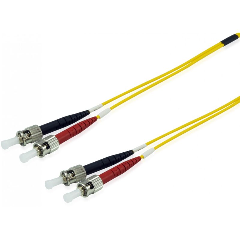 "Equip LWL Patchkabel ST->ST 5.00m Singlemode Duplex OS2 ge Polybeutel"