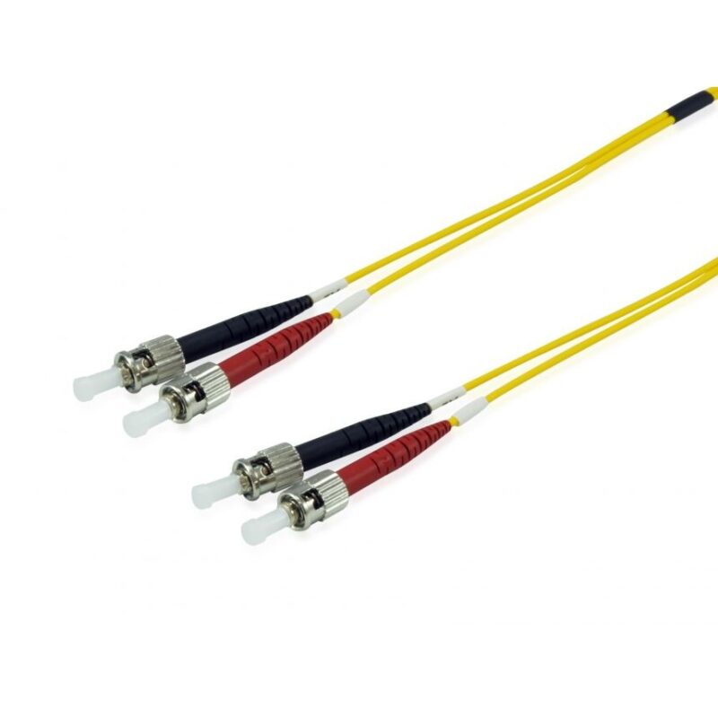 "Equip LWL Patchkabel ST->ST 10.00m Singlemode Duplex OS2 ge Polybeutel"