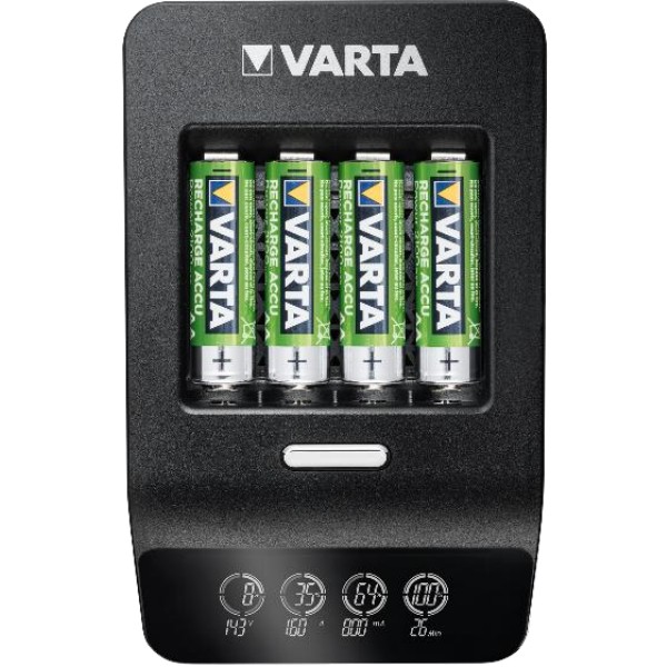 "Akku Ladegerät (inkl. Akkus) LCD Ultra Fast Charger+ *Varta*"
