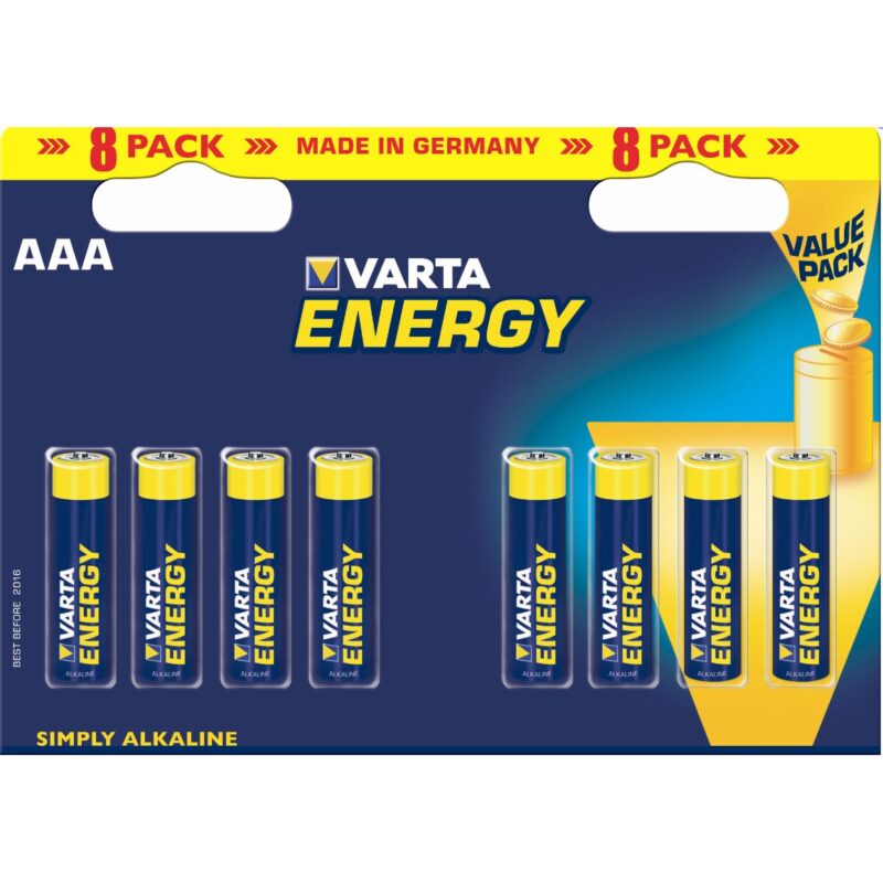 "Batterie AAA (LR03) 1.5V *Varta* Energy - 8-Pack"