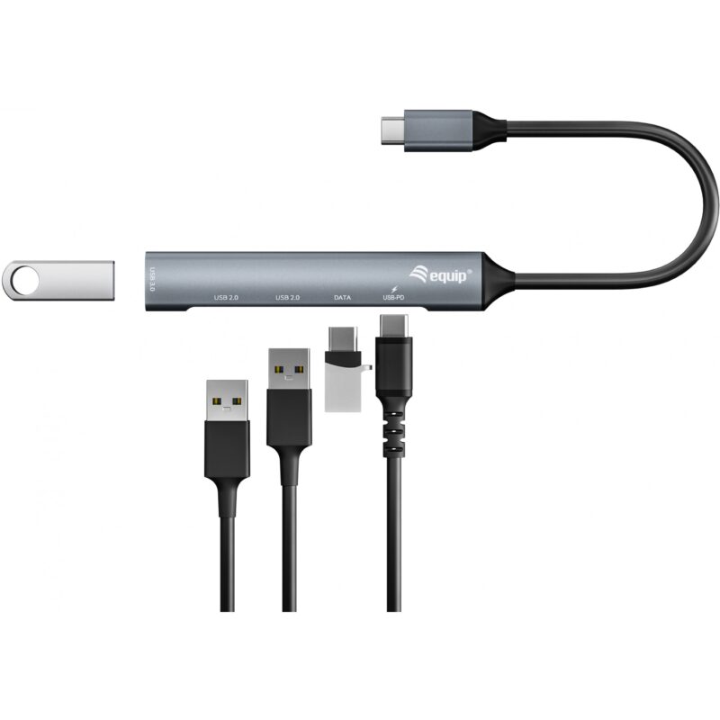 "Equip Dock USB-C->1xUSB-C.1xUSB3.0.2xUSB2.0.100WPD 15cm si" – Bild 6