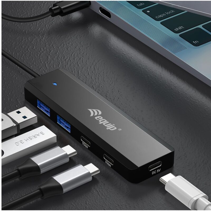 "Equip USB-Hub 4-Port 3.2/C->2xUSB-C 2xUSB-A 5Gbps o.Netz.sw" – Bild 6