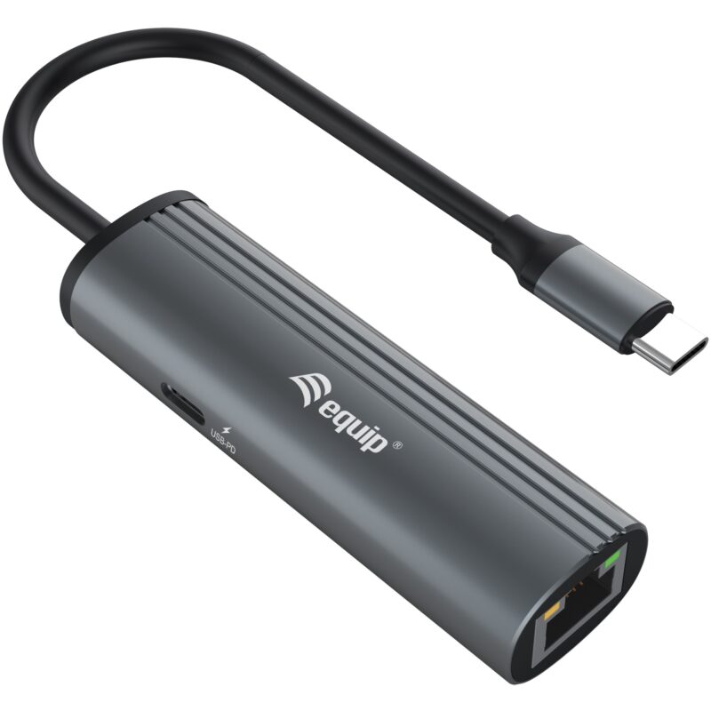 "Equip Dock USB-C->GbE.100WPD3.0 15cm gr"
