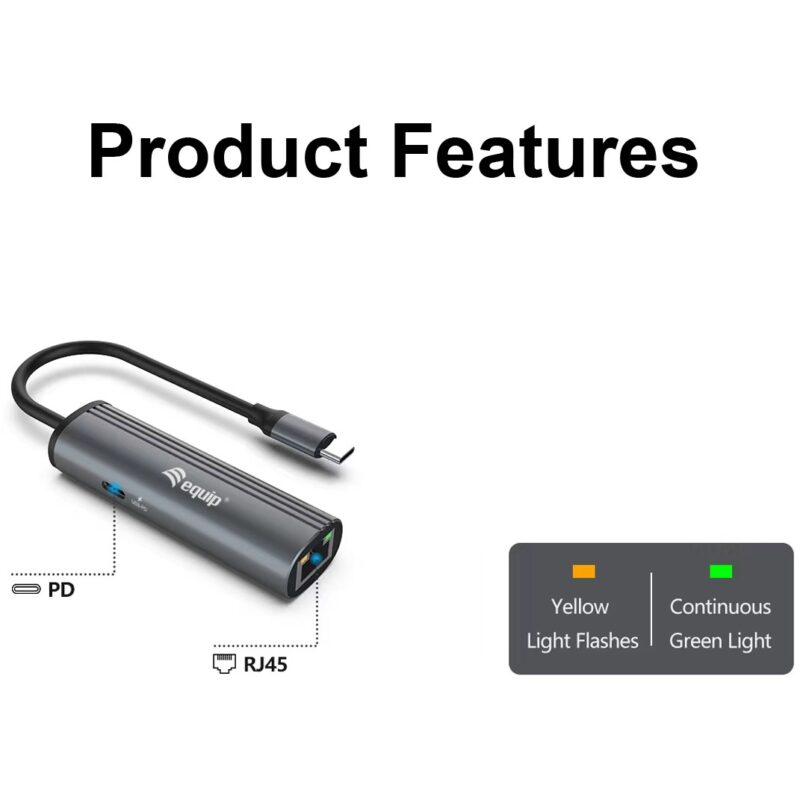 "Equip Dock USB-C->GbE.100WPD3.0 15cm gr" – Bild 4