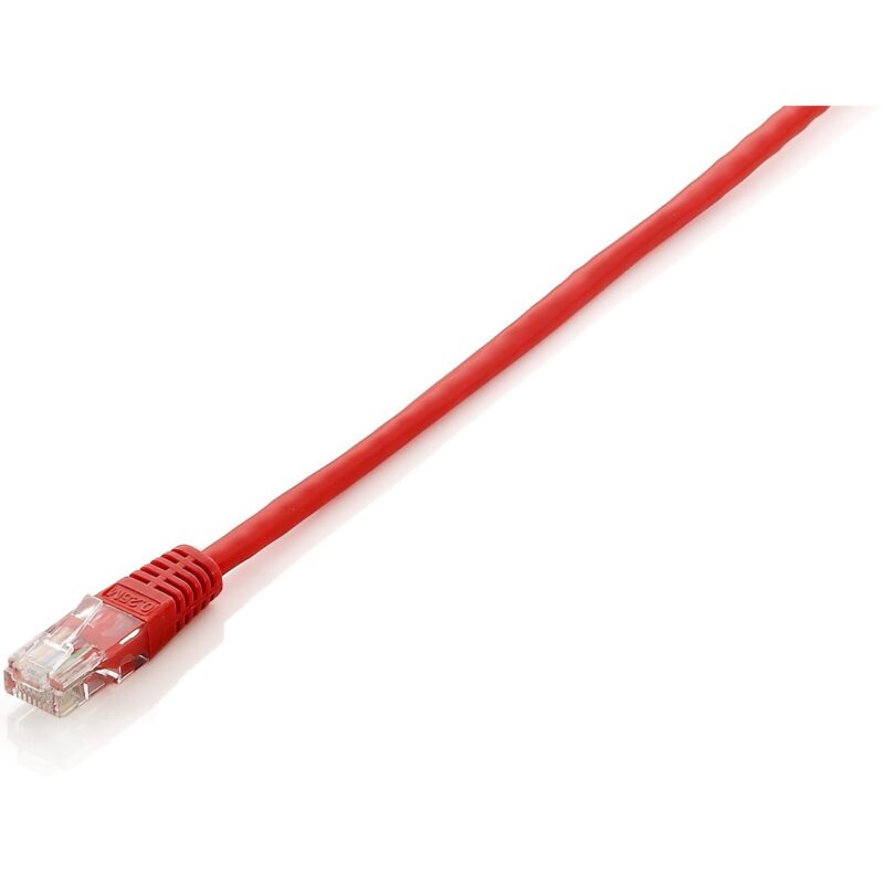 "Equip Patchkabel Cat5e U/UTP 2xRJ45 7.50m rot Polybeutel"