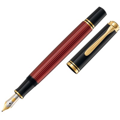 "Pelikan Füllhalter M600 Schwarz-Rot B Geschenkbox"