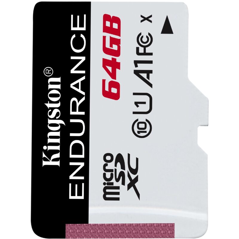 "CARD 64GB KINGSTON microSDXC Endurance 95R/45W C10 A1 UHS-I Card Only"
