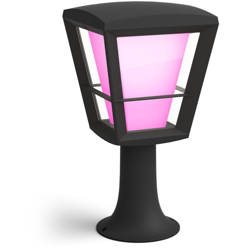 "Philips Hue Econic LED Sockelleuchte schwarz"