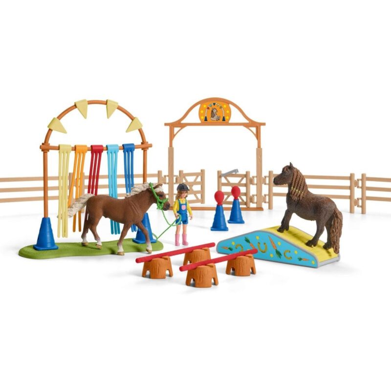 "Schleich Farm World 42481 Pony Agility Training"