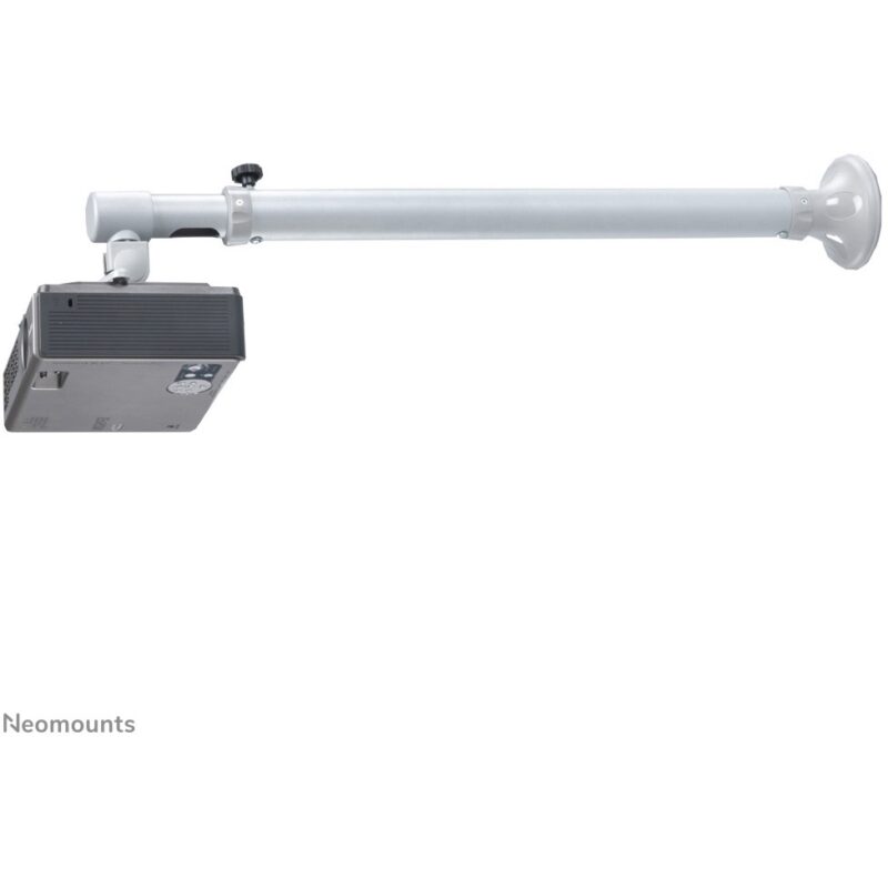 "NEOMOUNTS Projector Wall Mount Universal BEAMER-W100SILVER 12 kg Laenge 79 bis 129cm 31 bis 50.5Zoll Farbe Silber"