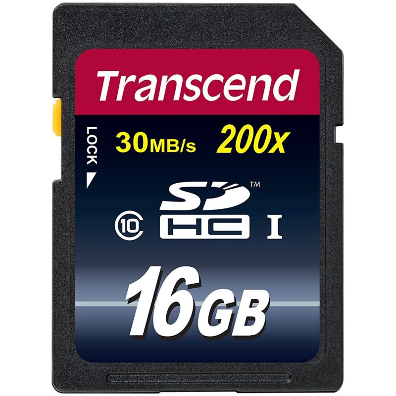 "CARD 16GB TRANSCEND SDHC (Class10)"