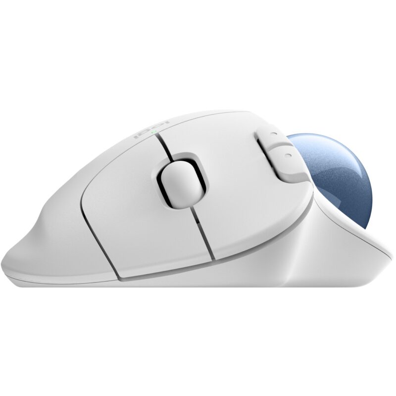 "Logitech ERGO M575S Wireless Trackball - Off White + Blue Ball" – Bild 4