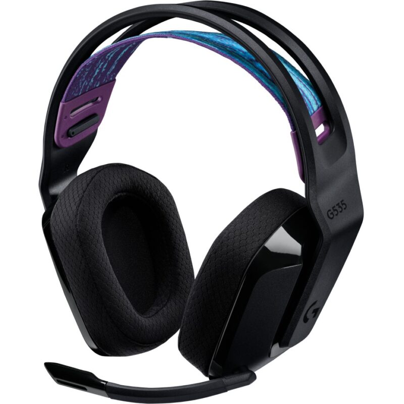 "LOGITECH G G535 LIGHTSPEED Wireless Gaming Headset Headset full size LIGHTSPEED wireless black Discord Certified"