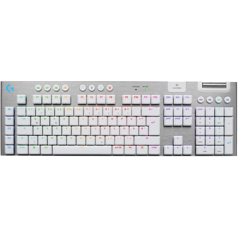 "Logitech G915 X LIGHTSPEED Wireless Gaming Keyboard White (DE)"