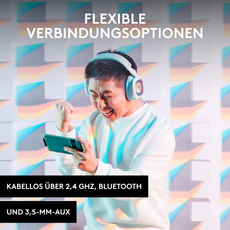 "Logitech A30 - WHITE/PURPLE - EMEA" – Bild 3