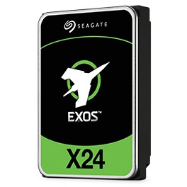 "SEAGATE Exos X24 20TB HDD SATA 6Gb/s 7200rpm 512MB cache 8,89cm 3,5Zoll 24x7 SED 512e/4KN"