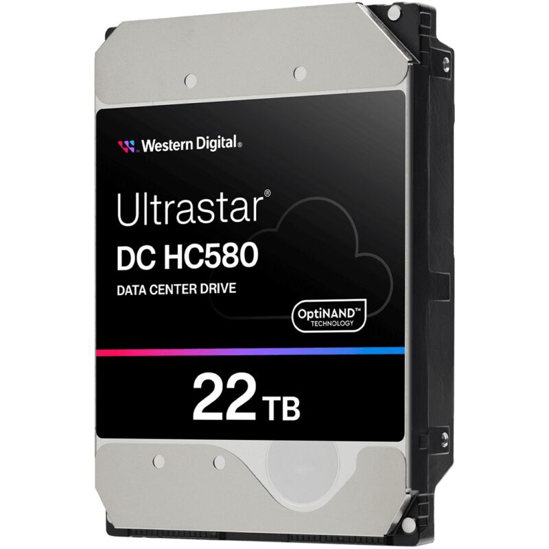 "WESTERN DIGITAL ULTRASTAR DC HC580 8,89cm 3,5Zoll 26.1MM 22TB 512MB 7200RPM SAS ULTRA 512E SE P3 DC"