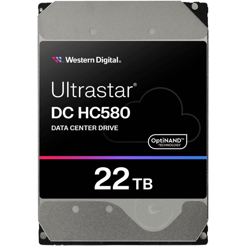 "WESTERN DIGITAL ULTRASTAR DC HC580 8,89cm 3,5Zoll 26.1MM 22TB 512MB 7200RPM SAS ULTRA 512E SE P3 DC" – Bild 3