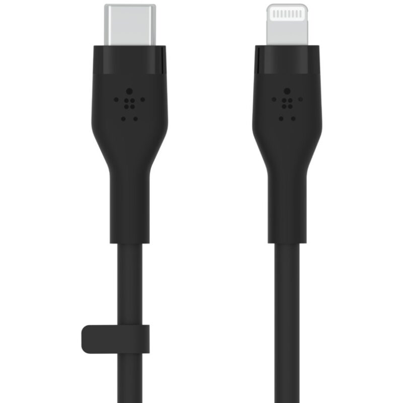 "Belkin Flex Lightning/USB-C, Apple zert., 2m, schwarz"