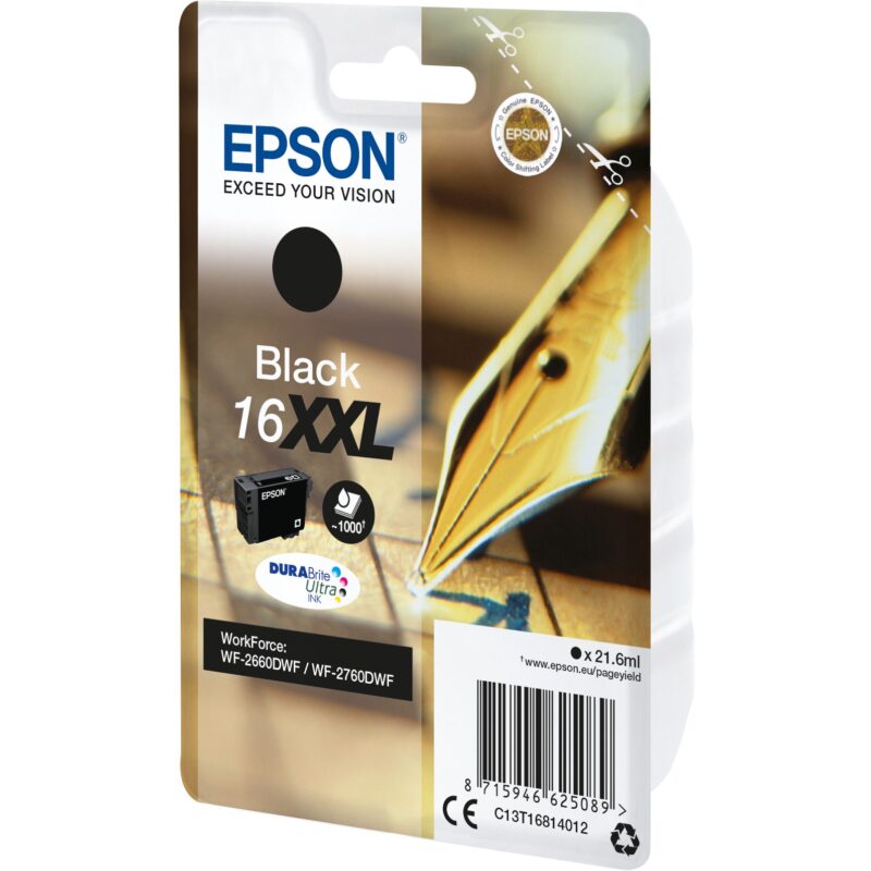"Epson Tinte 6LB 16XXL ink cartridge black extra high capacity 1.000 pages 1-pack" – Bild 3