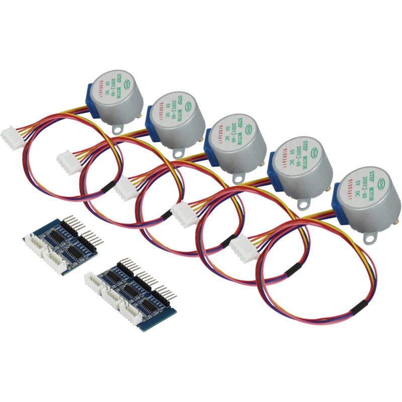 "ALLNET 4duino Schrittmotor 5-er Pack 5 Volt. Inkl. Treiber"