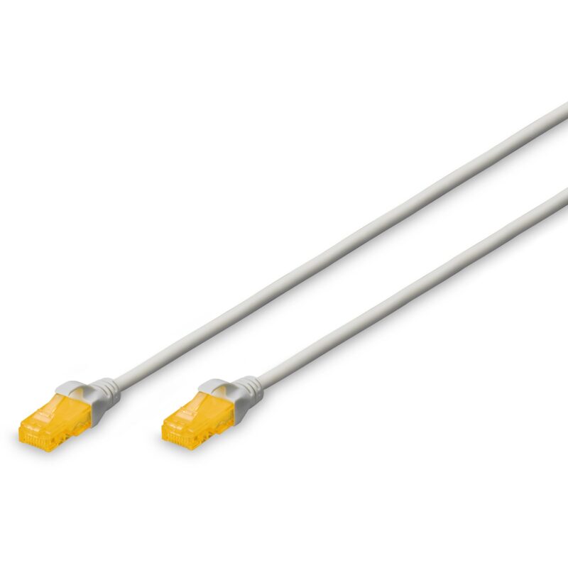 "DIGITUS CAT 6A U/UTP Slim Patchkabel 5.0m grau"