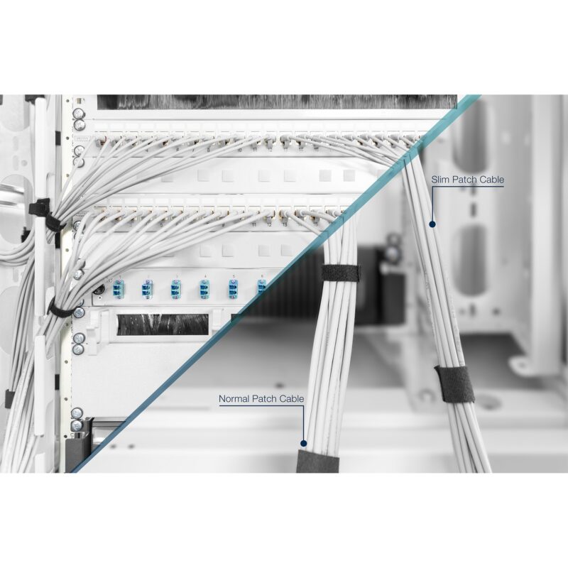 "DIGITUS CAT 6A U/FTP Slim Patchkabel 2m grau" – Bild 4