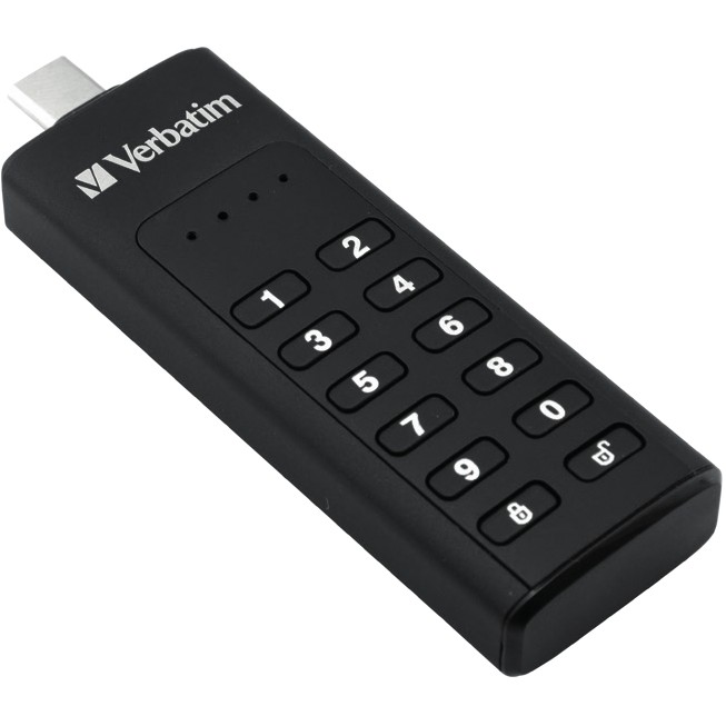 "STICK 32GB USB 3.2 Verbatim Keypad Secure Black"