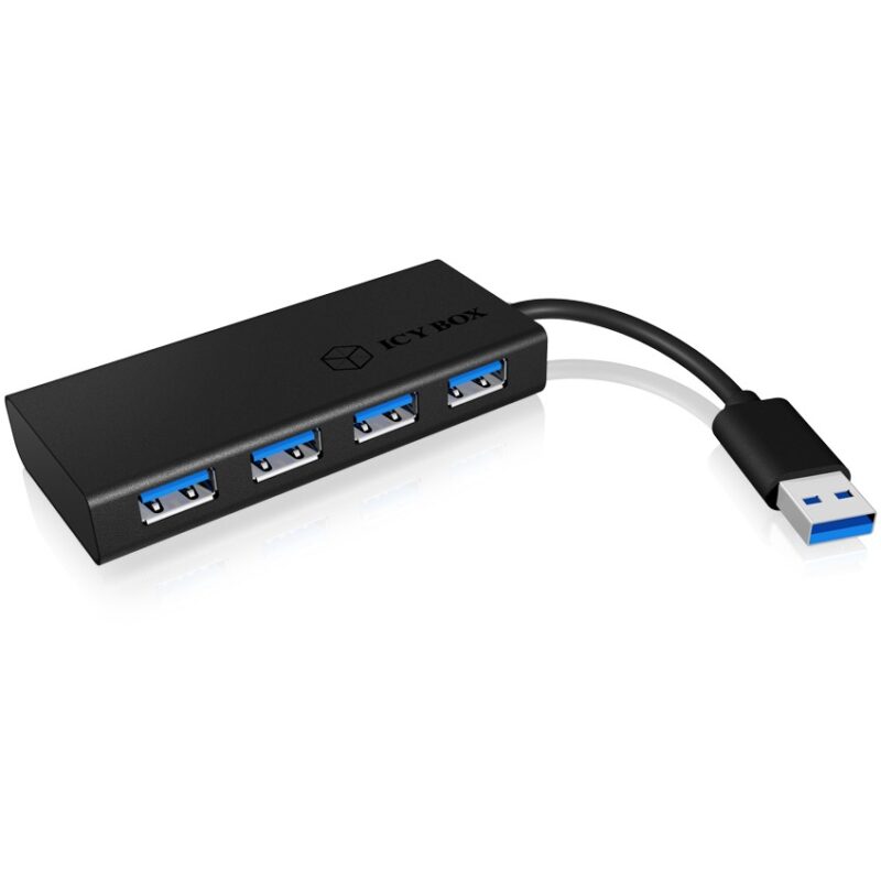 "ICY BOX IB-AC6104-B USB 3.0 HUB 4-Port 4xUSB 3.0"