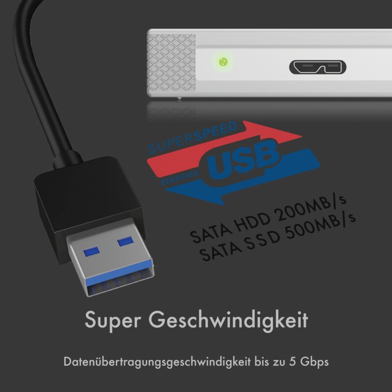 "2.5 6cm 1x SATA 2.5"" zu 1x USB 3.0 Host. Schreibschutz ICY BOX" – Bild 9