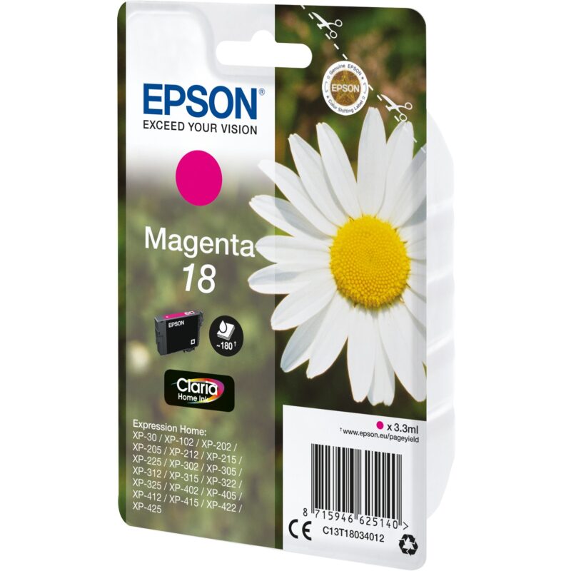 "Epson T18034012 Magenta NEUE VERPACKUNG" – Bild 3