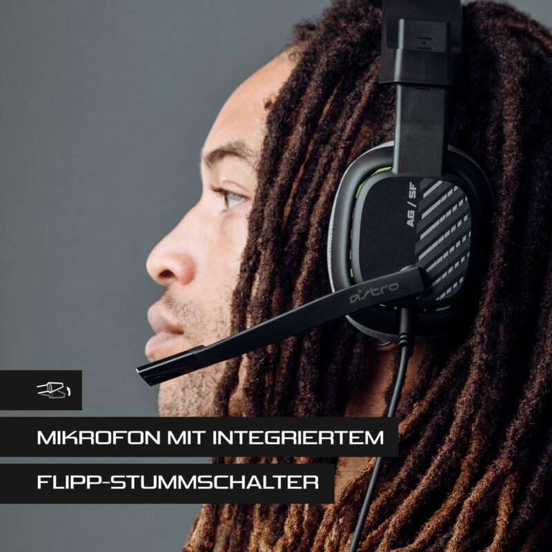 "Logitech Astro Gaming A10 Gen 2 Headset full size wired 3.5 mm jack black" – Bild 4