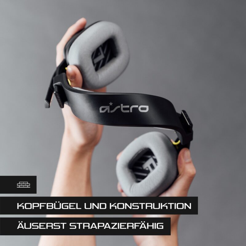 "Logitech Astro Gaming A10 Gen 2 Headset full size wired 3.5 mm jack black" – Bild 6