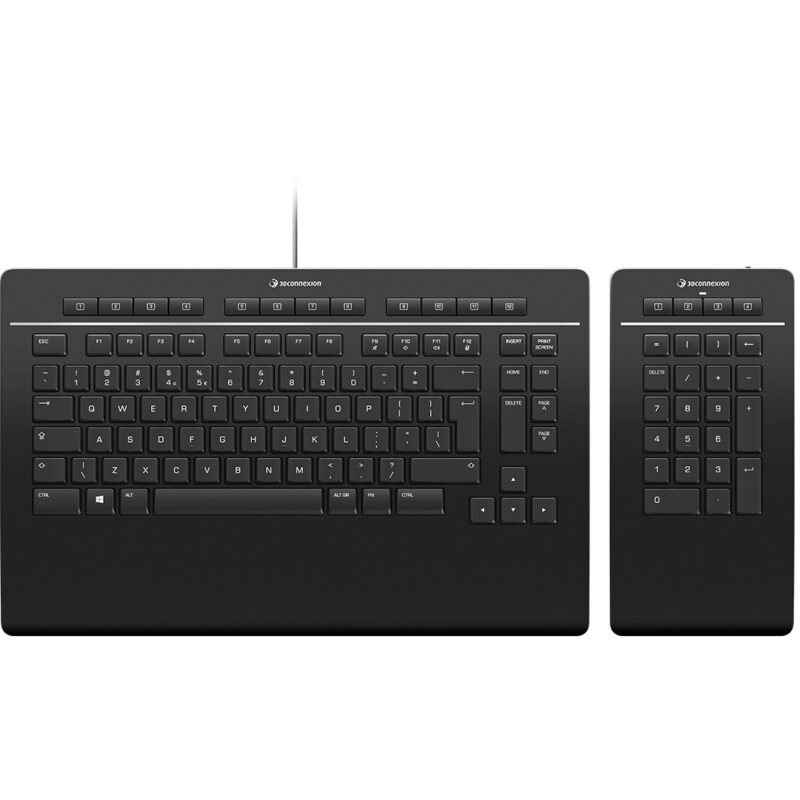 "3DCONNEXION Keyboard Pro with Numpad Deutsch QWERTZ"