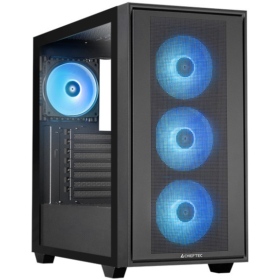 "Midi Chieftec Gamer Series Hunter3 GS-03B-OP black"