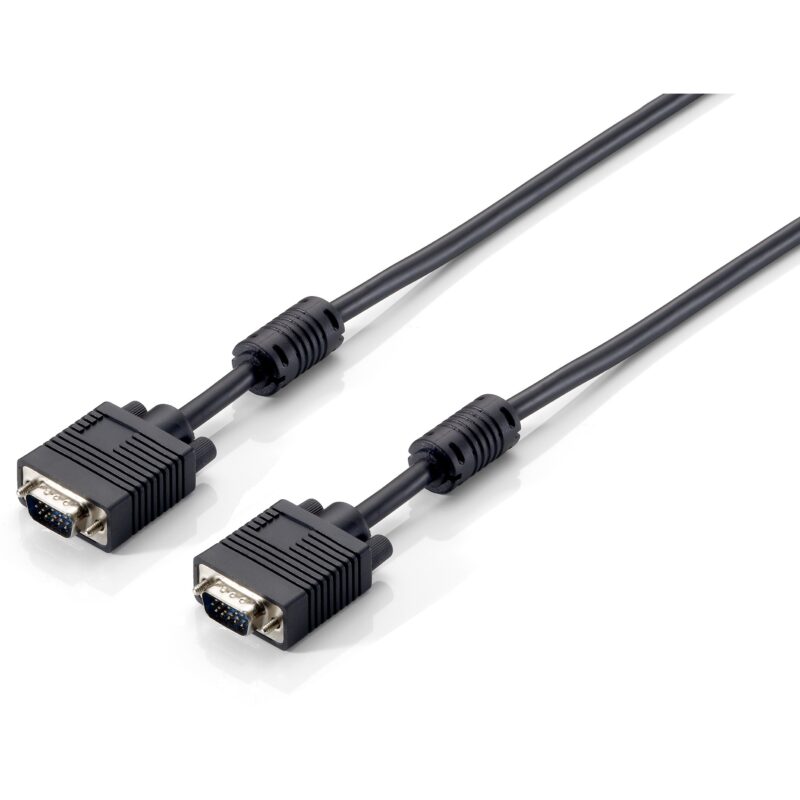 "Equip VGA Kabel HD15 St/St 1.00m 1920x1080/60Hz schwarz Polybeutel"