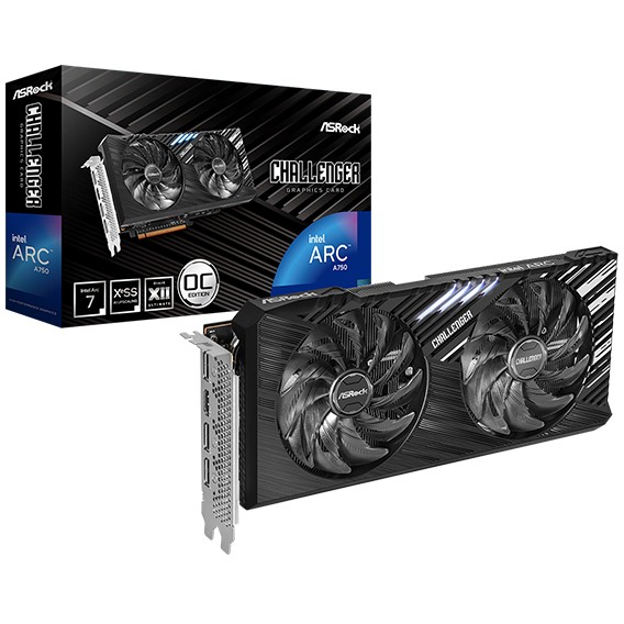 "Intel Arc A750 CL SE 8GO 8GB GDDR6 2xHDMI/2xDP"