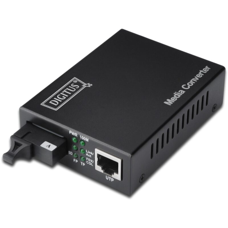 "DIGITUS Bidirectional Gigabit Medienkonverter. RJ45 / SC"