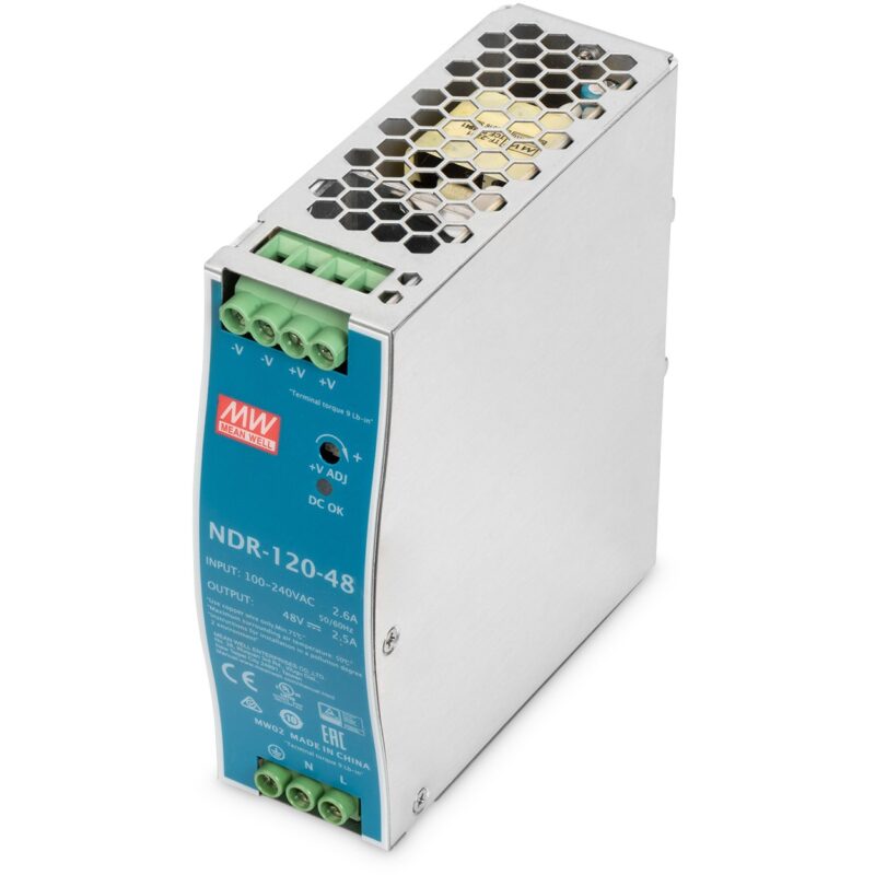 "DIGITUS industrielles Netzteil 48V DC 120W Metallgehäuse"