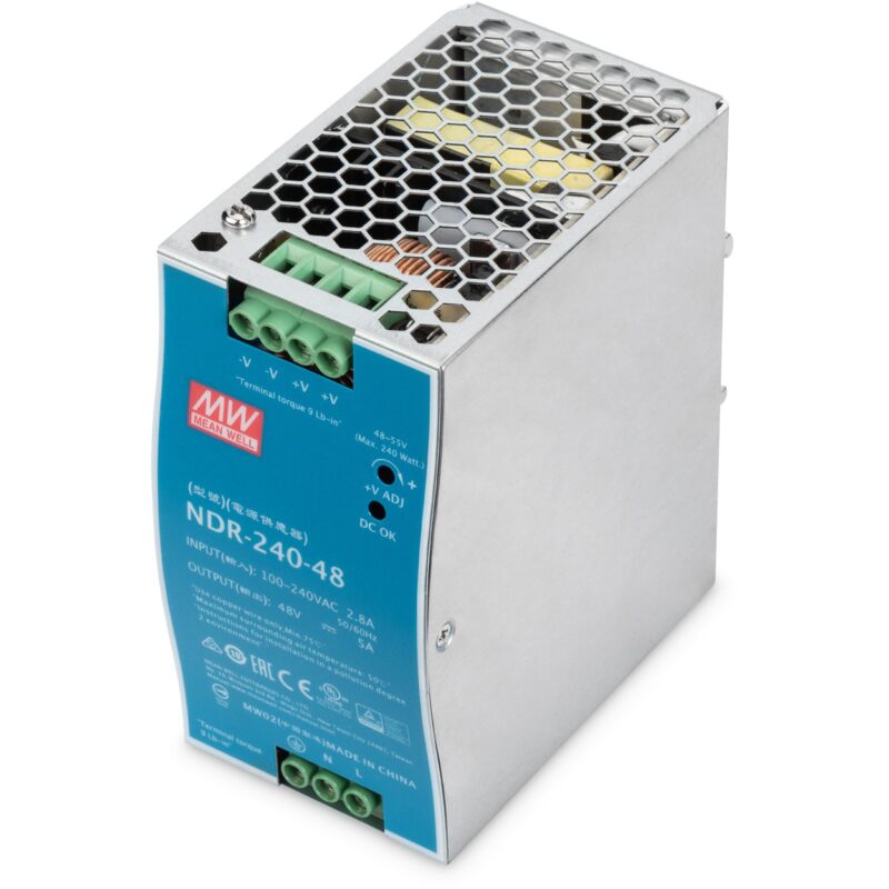 "DIGITUS industrielles Netzteil 48V DC 240W Metallgehäuse"