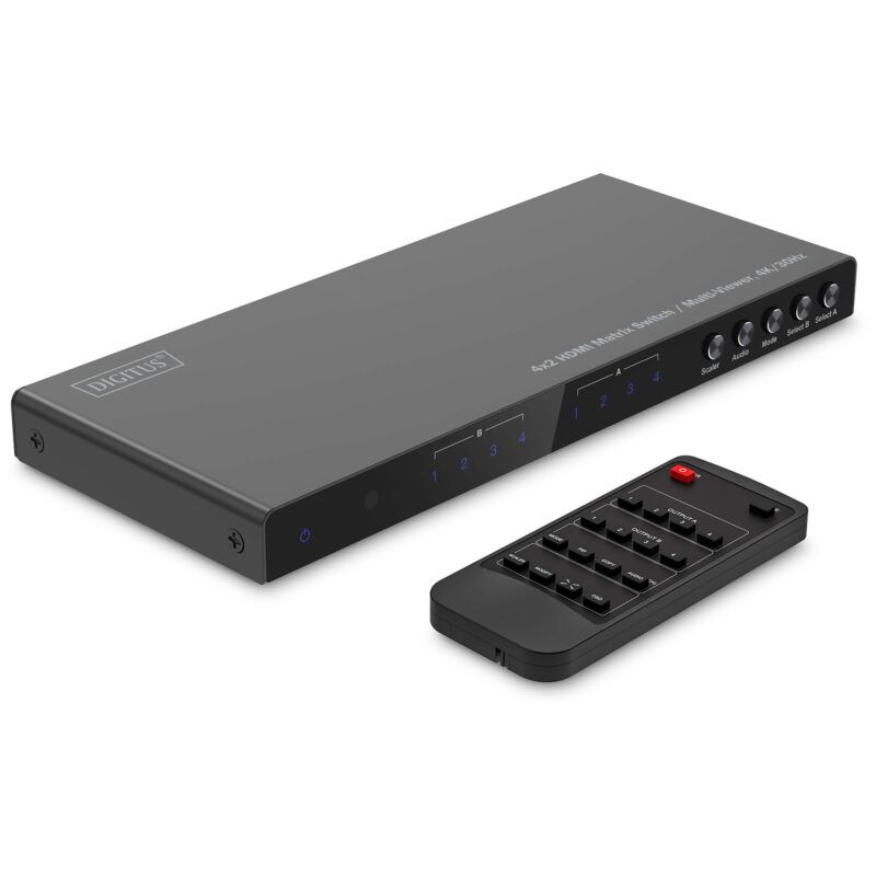 "DIGITUS HDMI Matrix Switch 4K/30Hz, 4x2"