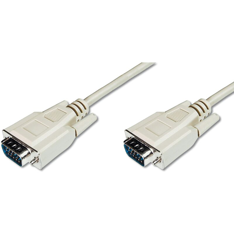 "Digitus VGA-Kabel D-Sub15->D-Sub15 St/St 1.80m be"